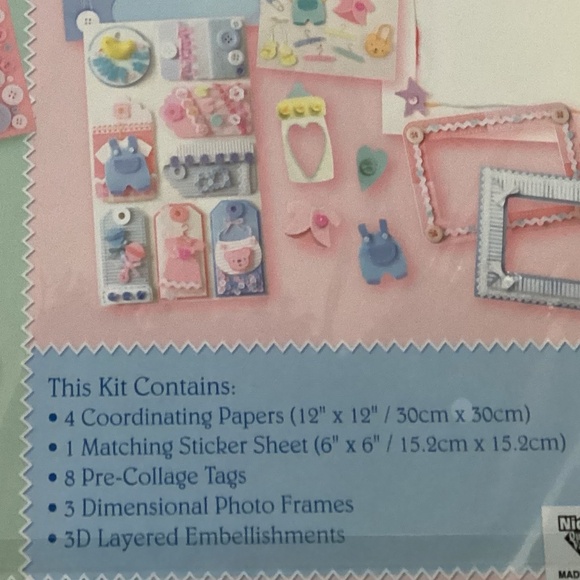Creative Collage Baby Scrapbook Kit - Picture 3 of 3